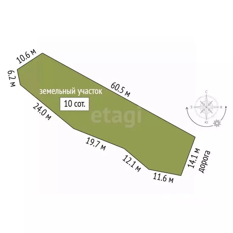 Участок в Крым, Бахчисарайский район, Куйбышевское с/пос, с. Танковое ... - Фото 2