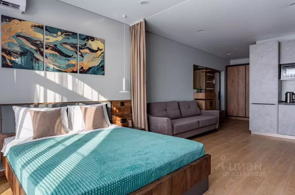 Студия Краснодарский край, Сочи ул. Ленина, 290/8к3 (32.0 м) - Фото 1