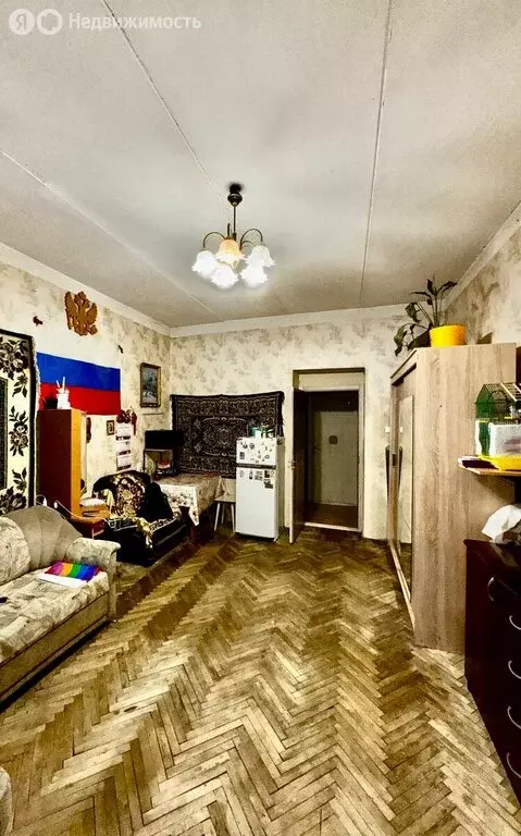 1к в 4-комнатной квартире (22.1 м) - Фото 2