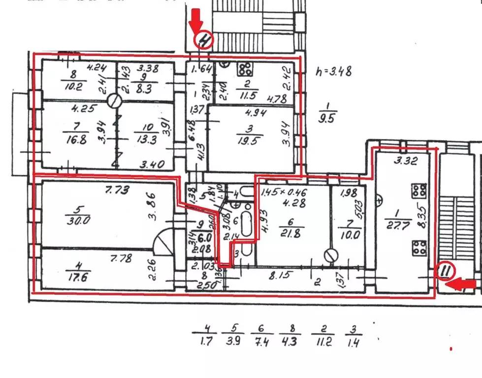 6-к кв. Санкт-Петербург Невский просп., 108 (232.0 м) - Фото 2