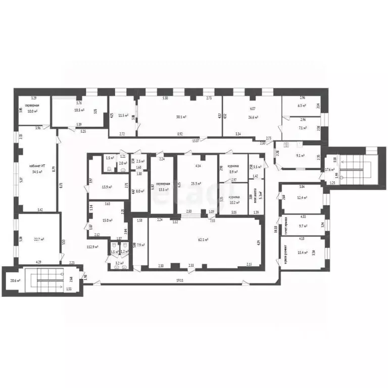 Офис в Ямало-Ненецкий АО, Ноябрьск просп. Мира, 78В (417 м) - Фото 2