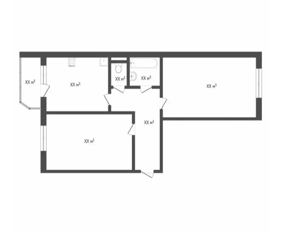 2-к кв. Тюменская область, Тюмень Широтная ул., 128а (56.0 м) - Фото 2