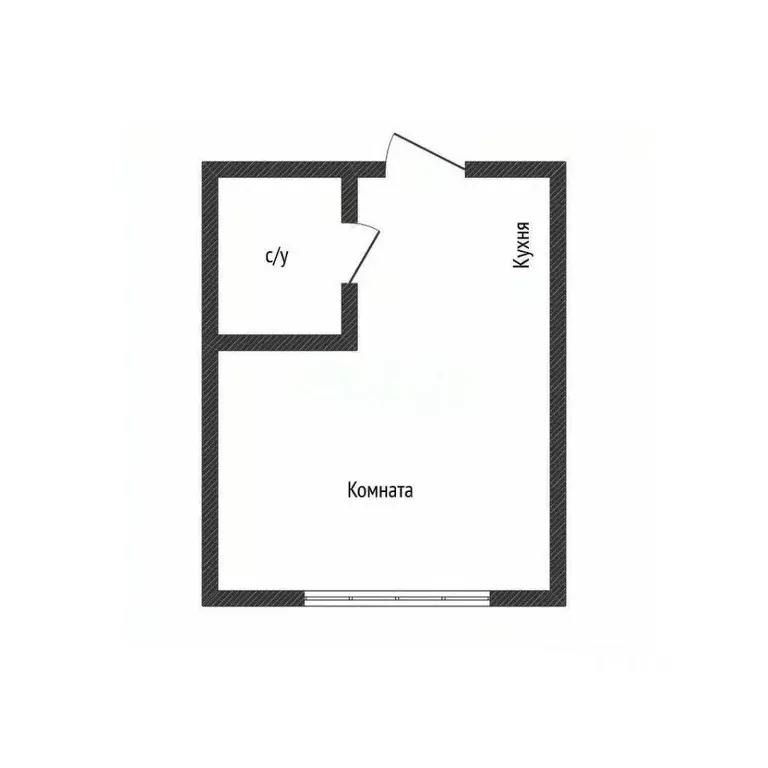 Студия Приморский край, Владивосток Интернациональная ул., 60 (17.1 м) - Фото 1