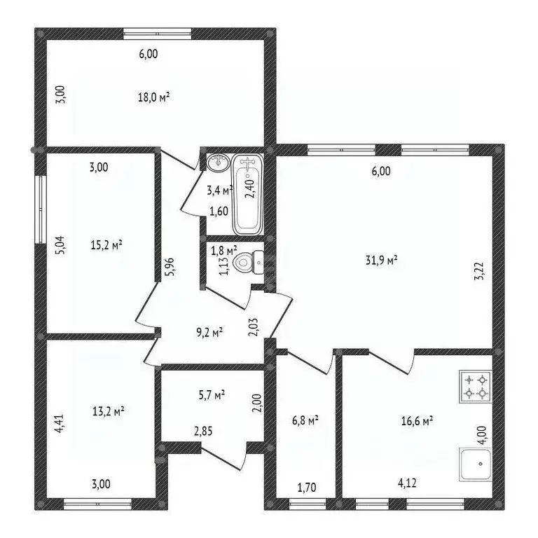 Дом в Башкортостан, Уфимский район, Булгаковский сельсовет, д. ... - Фото 2