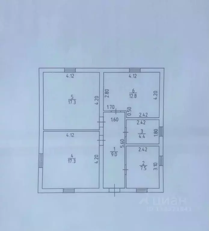 Дом в Крым, Симферопольский район, с. Мирное ул. Пейзажная, 1 (73 м) - Фото 2