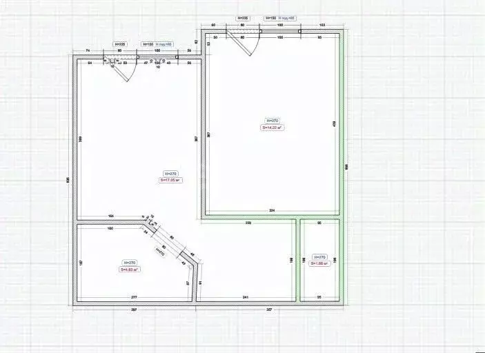 1-к кв. Ингушетия, Магас ул. Набережная (68.0 м) - Фото 2