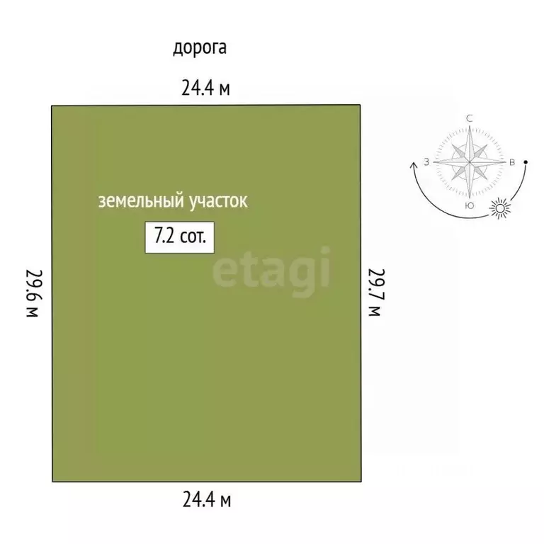 Участок в Тюменская область, Тюмень  (7.19 сот.) - Фото 2