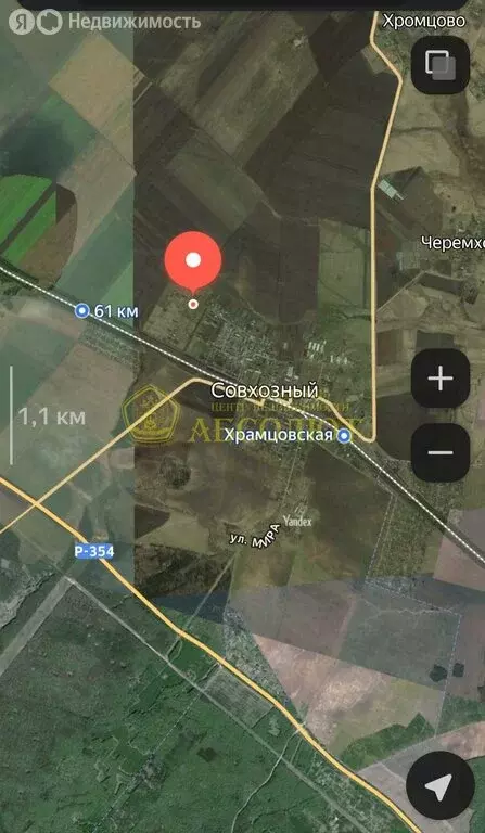 Участок в посёлок Совхозный, Западная улица (11 м) - Фото 1