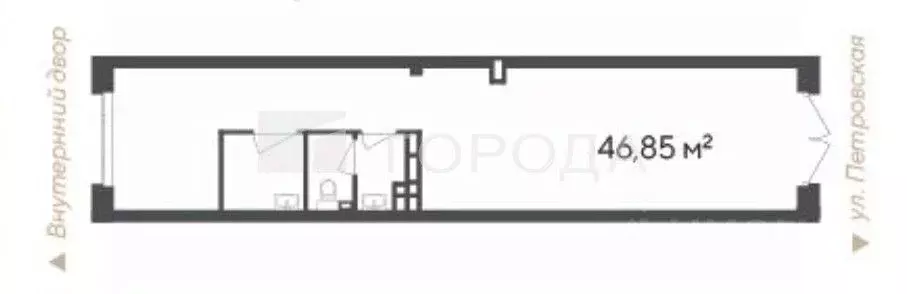 Офис в Новосибирская область, Новосибирск Кедровая ул., 79 (47 м) - Фото 2