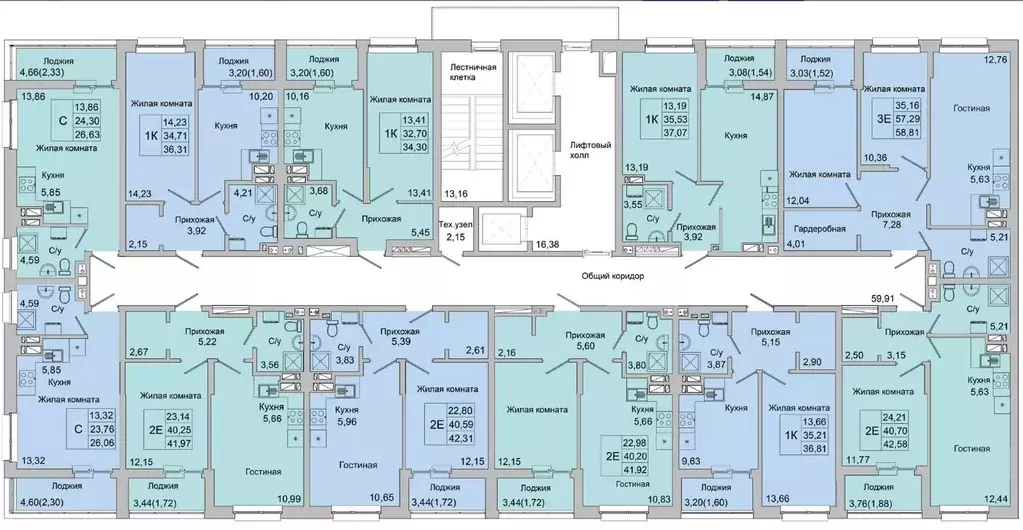 2-к кв. Ростовская область, Батайск ул. Булгакова, 11 (42.31 м) - Фото 2