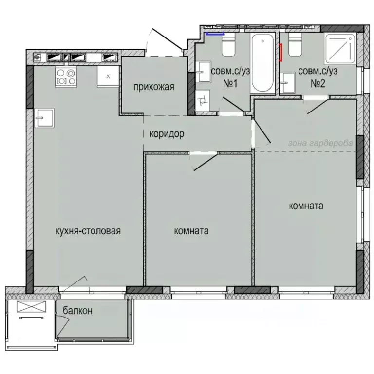 2-к кв. Удмуртия, Ижевск Культбаза жилрайон, 8-й мкр, Ежевика жилой ... - Фото 0