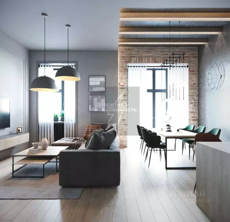 3-к кв. Татарстан, Казань ул. Мусина, 1 (120.0 м) - Фото 1