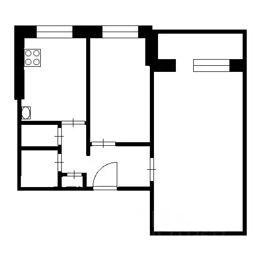 2-к кв. Башкортостан, Уфа ул. Степана Кувыкина, 1Г (44.9 м) - Фото 2