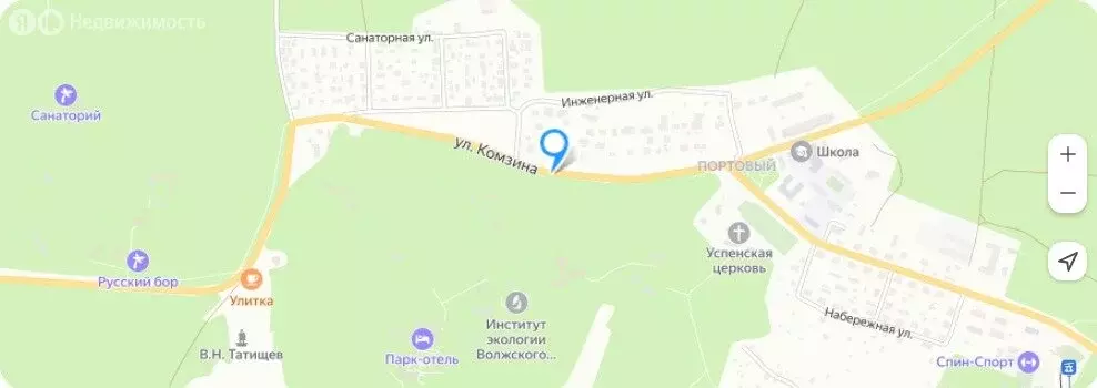 Участок в Тольятти, микрорайон Портовый, улица Комзина (13.73 м) - Фото 0