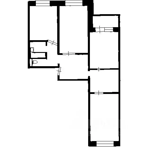 3-к кв. Башкортостан, Уфа ул. Бехтерева, 10/1 (84.8 м) - Фото 2