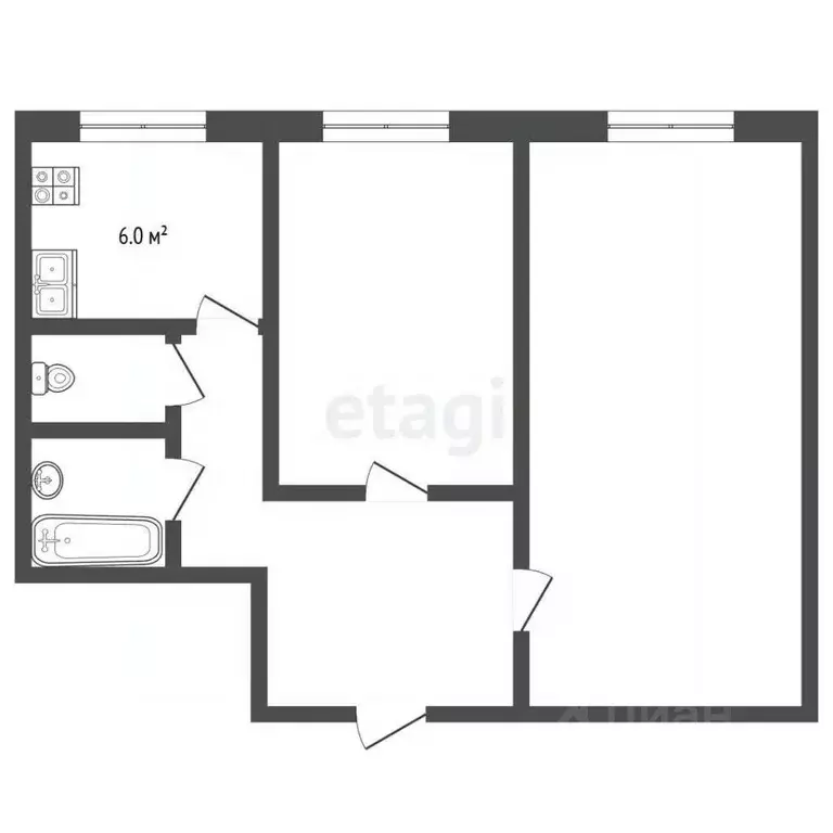 2-к кв. Москва Профсоюзная ул., 136К3 (45.0 м) - Фото 2