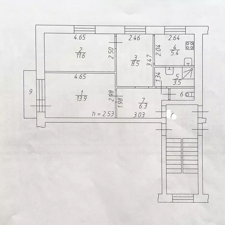3-к кв. Московская область, Ликино-Дулево Орехово-Зуевский городской ... - Фото 2