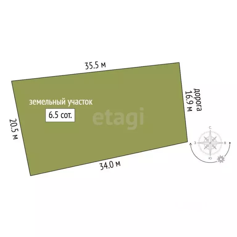 Участок в Саха (Якутия), Якутск Сатал кв-л,  (6.5 сот.) - Фото 1