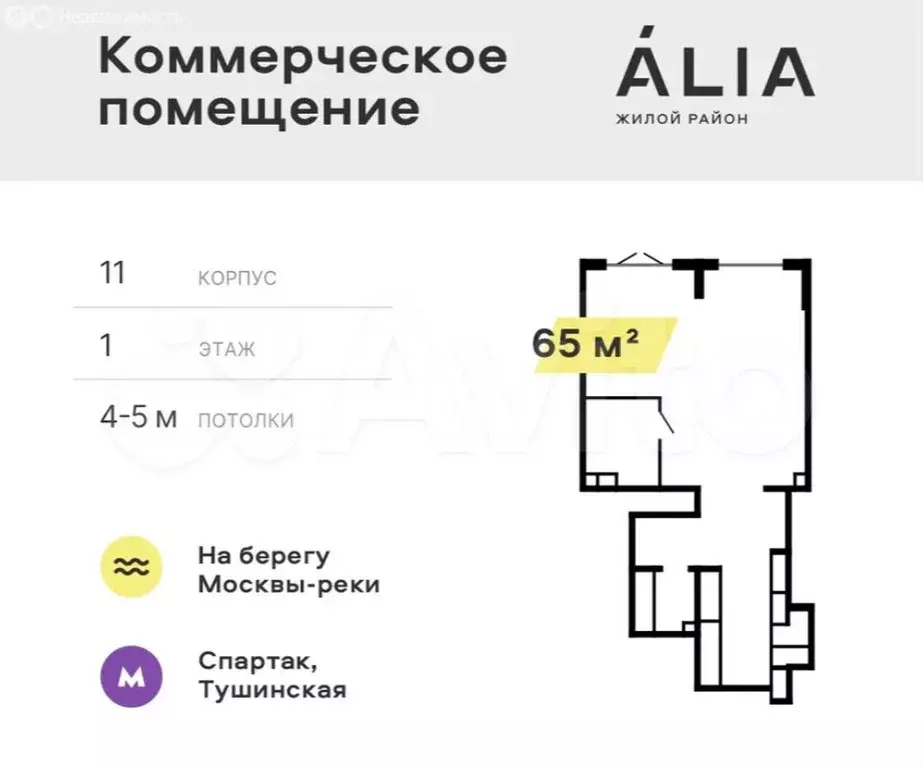 Свободного назначения, 65 м - Фото 0