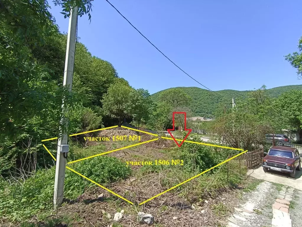 Участок в Краснодарский край, Сочи Тихоновка мкр, ул. Скрябина (4.3 ... - Фото 2