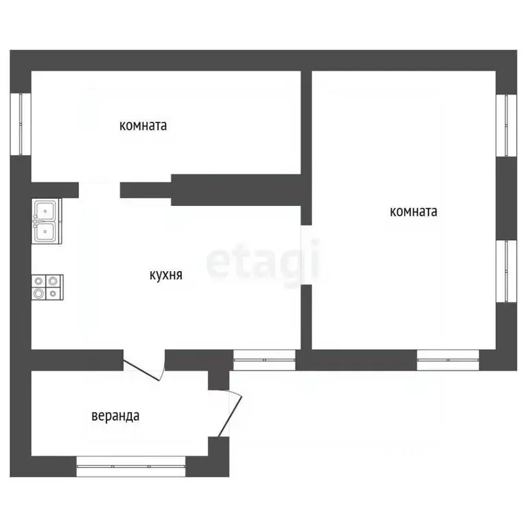 Дом в Челябинская область, Пласт ул. Ленина, 80 (49 м) - Фото 2