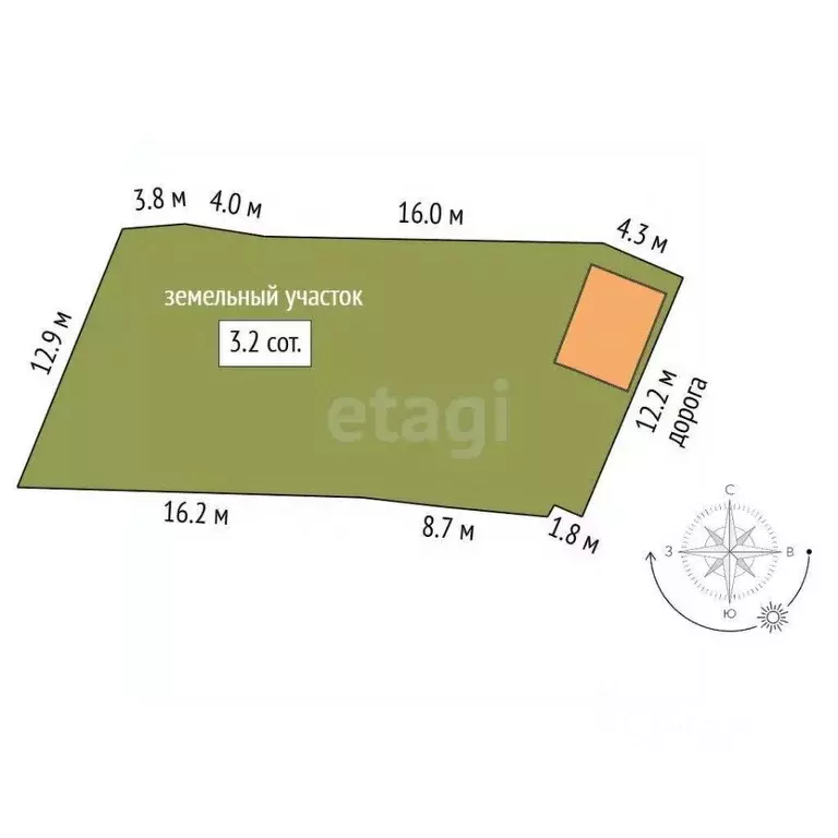 Дом в Челябинская область, Челябинск Тракторосад 1-2 сад 1 тер.,  (24 ... - Фото 1