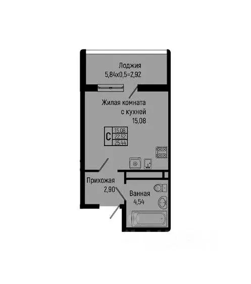 Студия Краснодарский край, Туапсинский муниципальный округ, с. ... - Фото 1