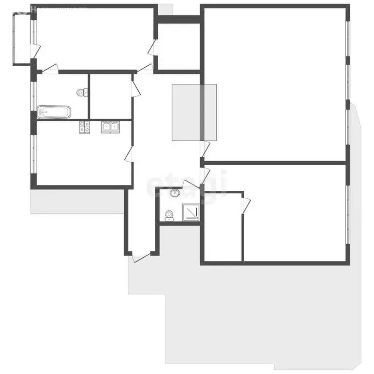 6-комнатная квартира: Санкт-Петербург, Воскресенская набережная, 12 ... - Фото 1