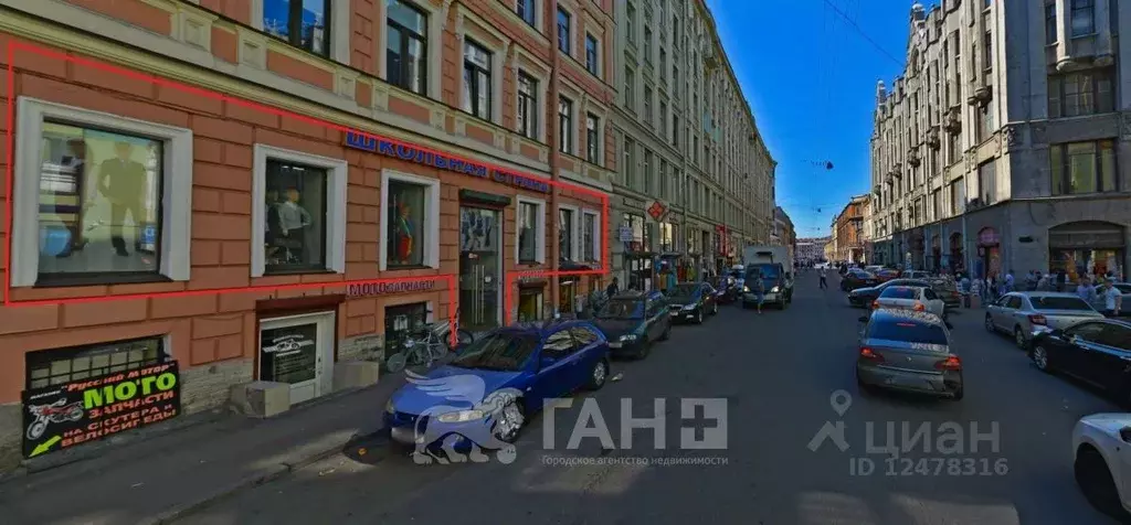 Торговая площадь в Санкт-Петербург пер. Апраксин, 1 (100 м) - Фото 0