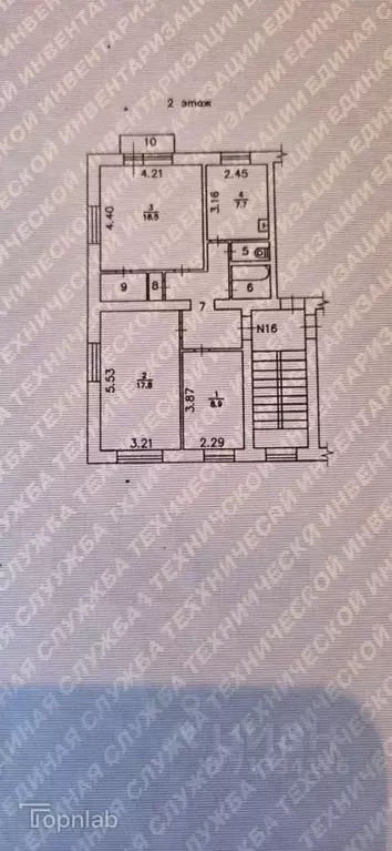 3-к кв. Челябинская область, Озерск Набережная ул., 37 (66.2 м) - Фото 1
