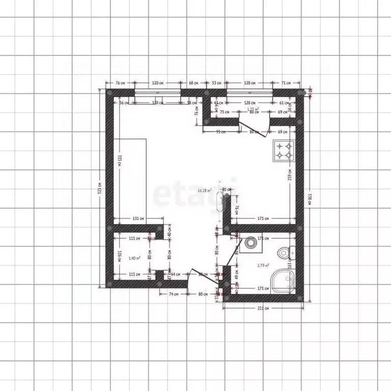 Студия Смоленская область, Смоленский муниципальный округ, д. ... - Фото 2