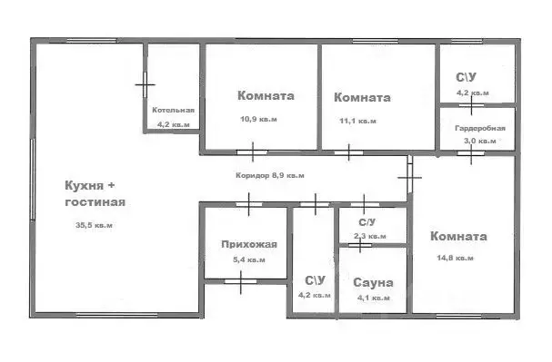 Дом в Ленинградская область, Выборгский район, Полянское с/пос, ... - Фото 2