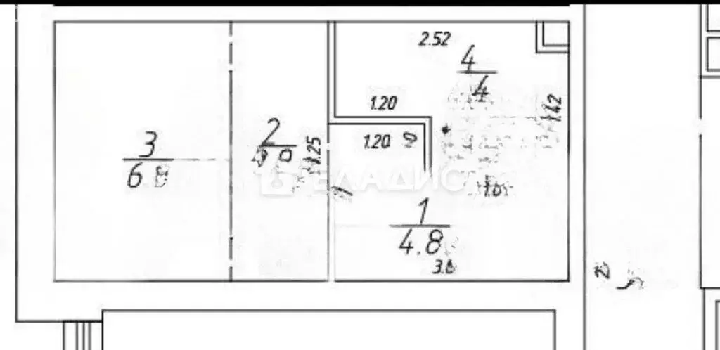 Квартира-студия: Москва, Ильменский проезд, 12 (20.1 м) - Фото 1