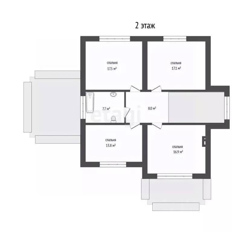 Дом в Тюменская область, Тюменский муниципальный округ, с. Кулаково, ... - Фото 1