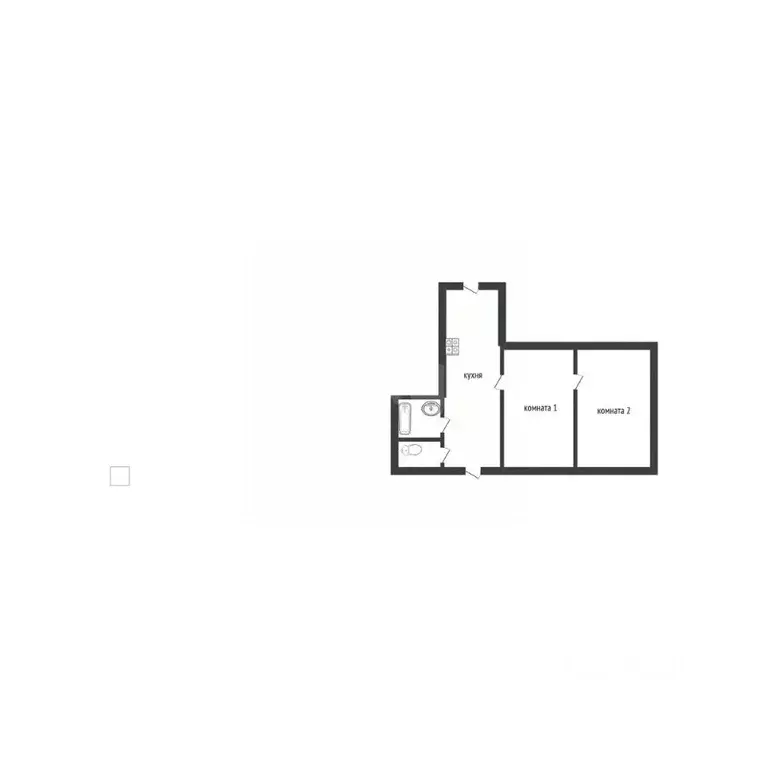 2-к кв. Смоленская область, Смоленск ул. Маршала Соколовского, 12 ... - Фото 1