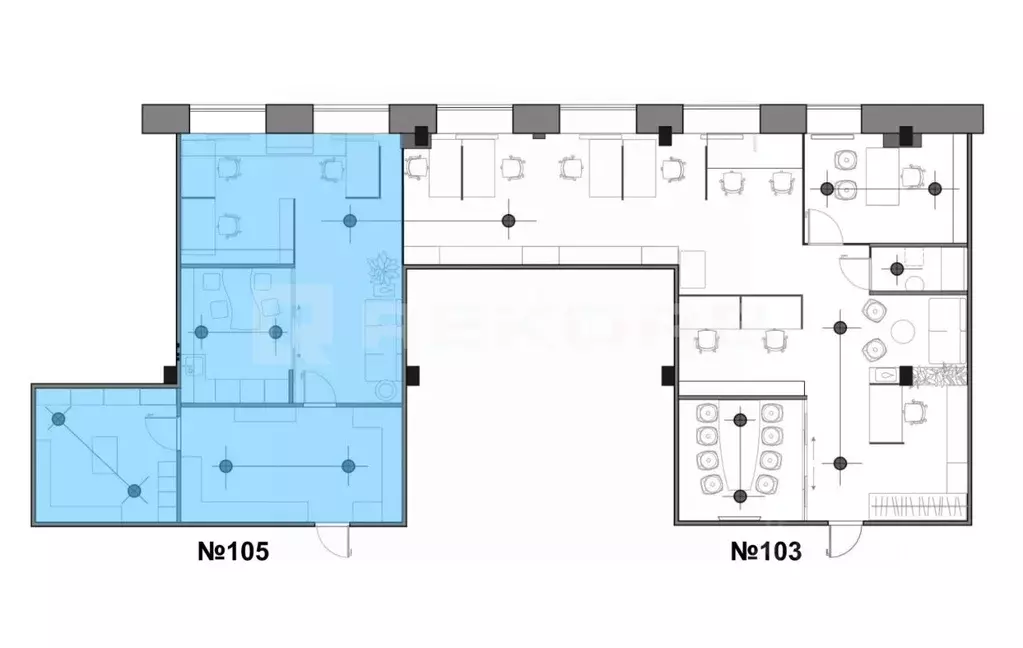 Офис в Санкт-Петербург Барочная ул., 10к1 (87 м) - Фото 1