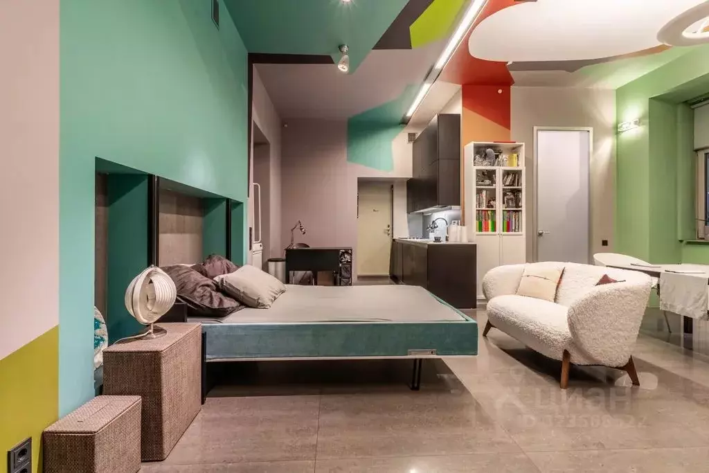 Студия Санкт-Петербург Манежный пер., 15-17 (53.0 м) - Фото 2