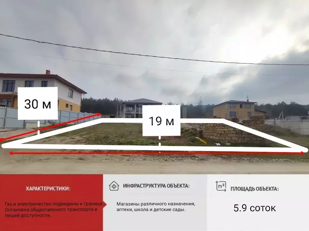 Участок в Крым, Симферополь ул. Новгородская (5.9 сот.) - Фото 1
