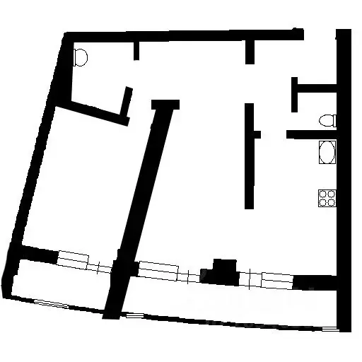 2-к кв. Башкортостан, Уфа ул. Комарова, 8 (63.9 м) - Фото 2