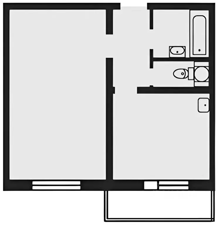 1-к кв. Санкт-Петербург ул. Богословская, 4к1 (43.0 м) - Фото 2
