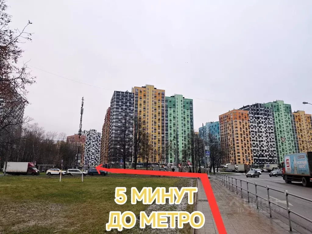 1-к кв. Москва Производственная ул., 12к1 (38.0 м) - Фото 1
