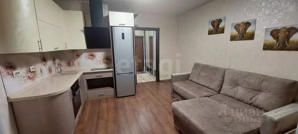 Студия Тюменская область, Тюмень ул. Верхнетарманская, 5 (28.0 м) - Фото 2