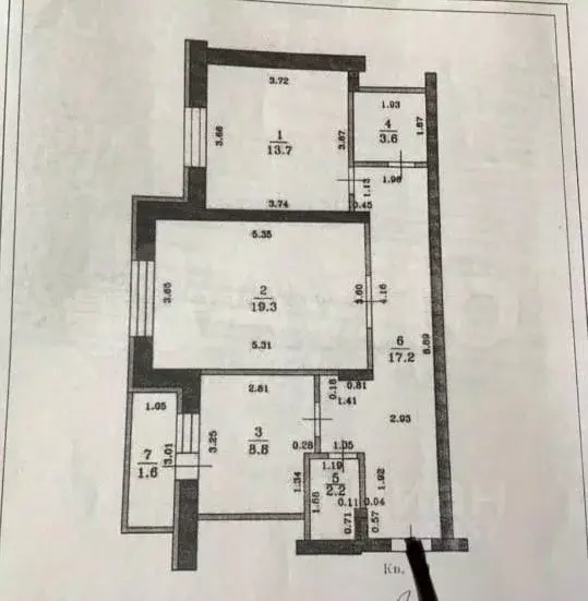 2-к кв. Татарстан, Казань ул. Дубравная, 28 (65.0 м) - Фото 2
