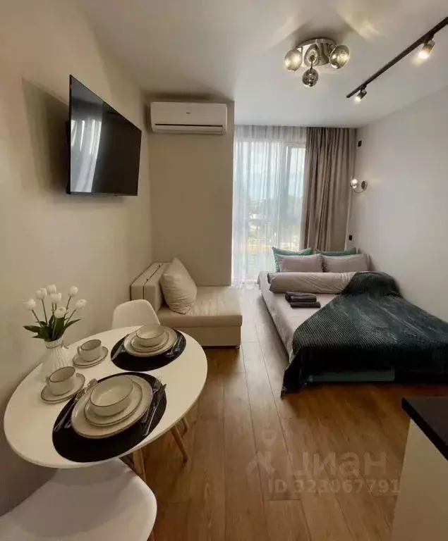 1-к кв. Краснодарский край, Сочи Бытха мкр, ул. Ясногорская, 16/6к5 ... - Фото 1