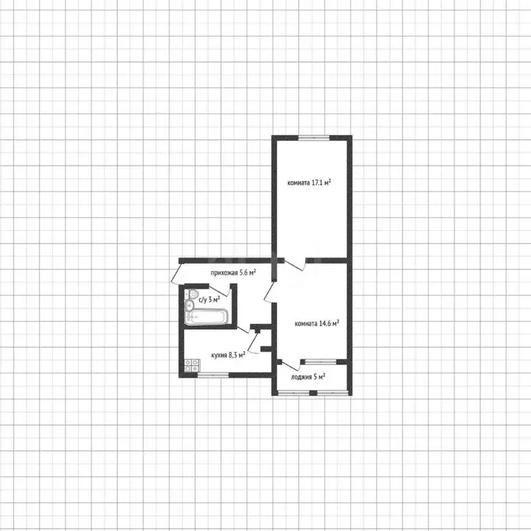 2-к кв. Краснодарский край, Лабинск ул. Турчанинова, 188 (49.1 м) - Фото 2