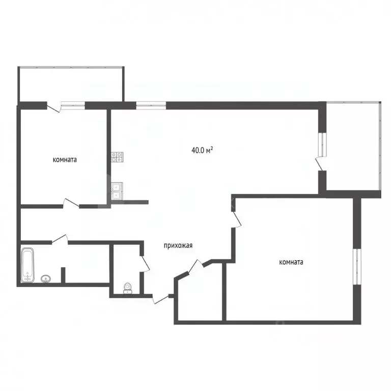 3-к кв. Тюменская область, Тюмень ул. Осипенко, 16 (112.0 м) - Фото 1