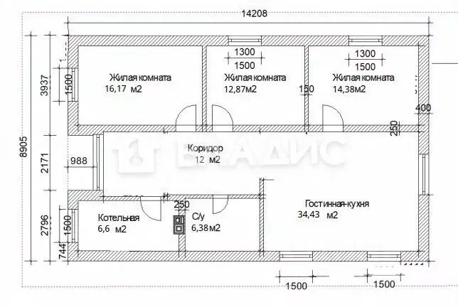 Дом в Башкортостан, Стерлитамакский район, Отрадовский сельсовет, д. ... - Фото 2