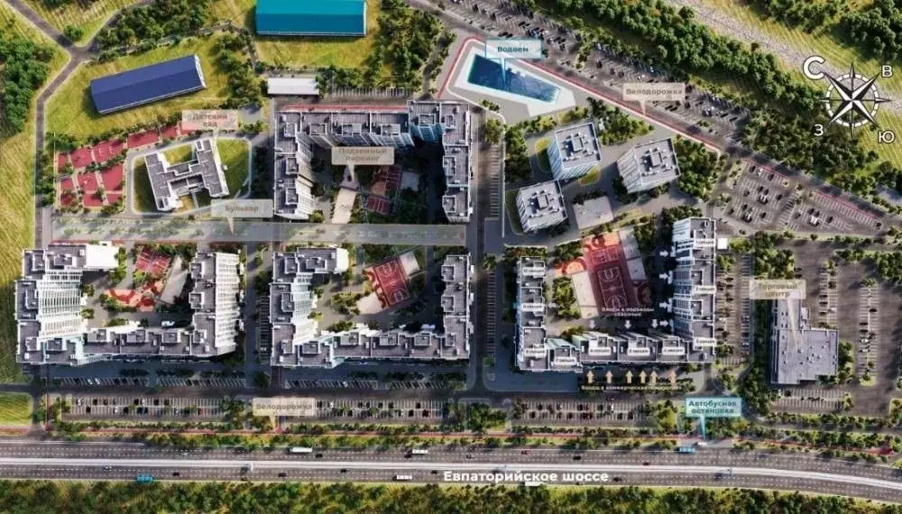 2-к кв. Крым, Симферопольский район, Мирновское с/пос, с. Белоглинка ... - Фото 2