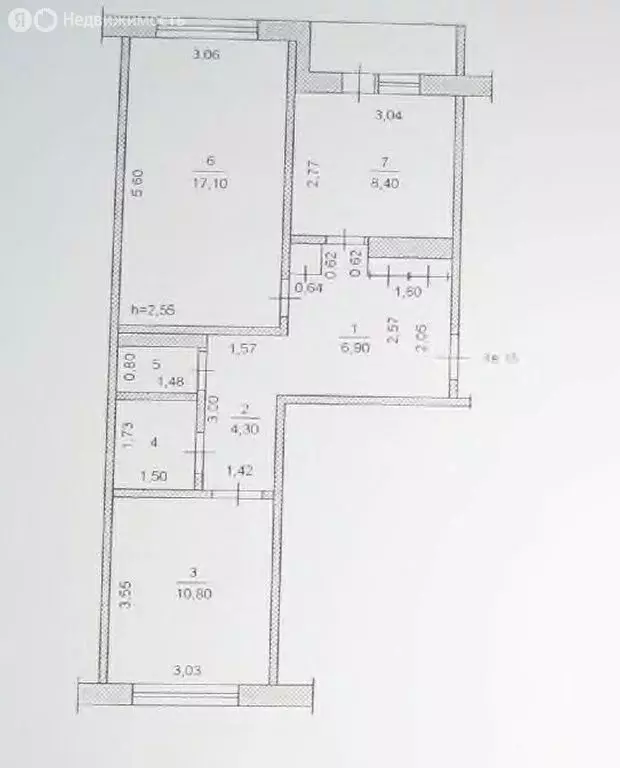 2-комнатная квартира: Чебоксары, улица Хузангая, 9к1 (52.5 м) - Фото 0
