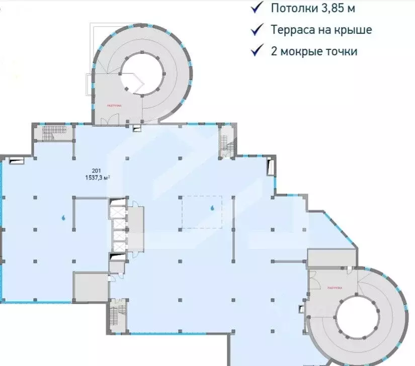 Помещение свободного назначения в Москва Алтуфьевское ш., 35к1 (1537 ... - Фото 2